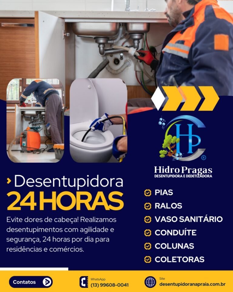 desentupimento 24 horas