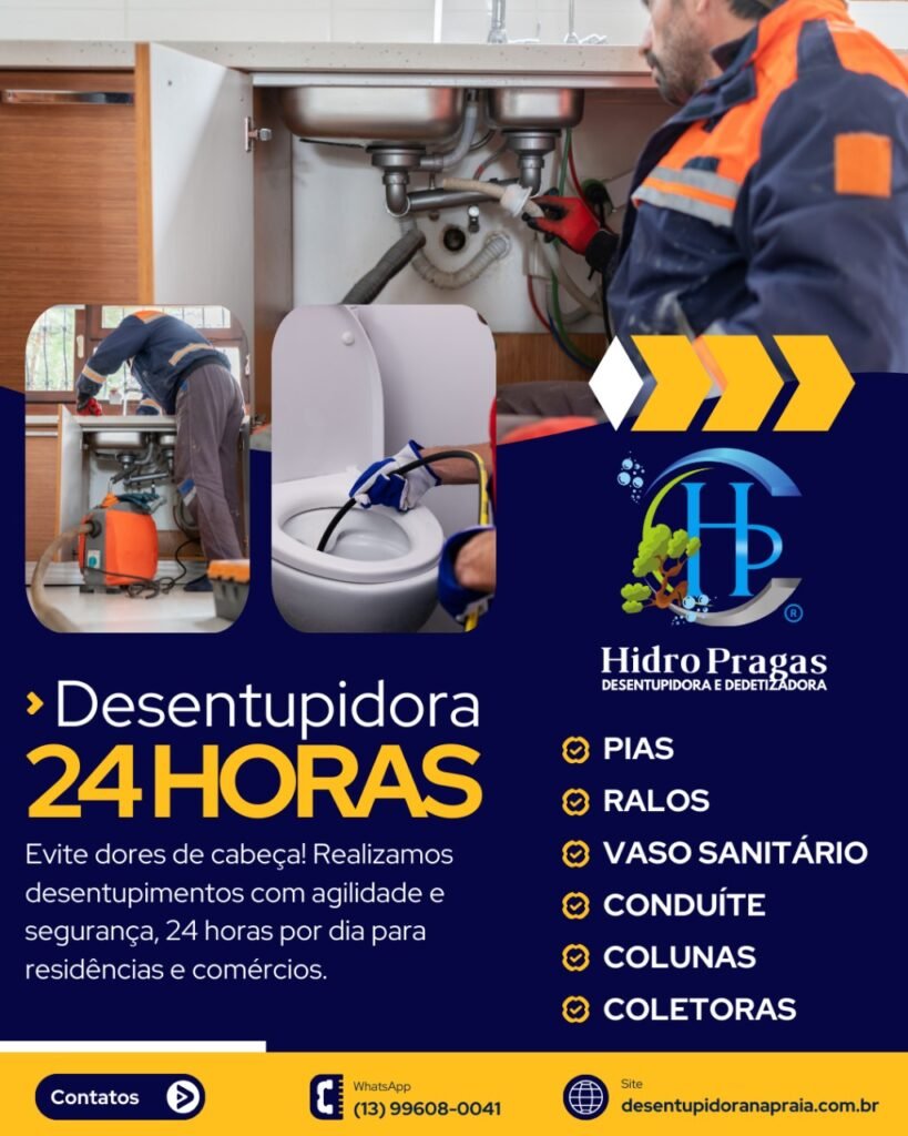 desentupimento 24 horas