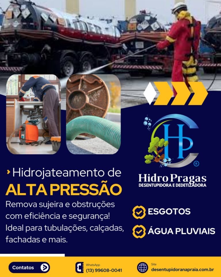 hidrojateamento 24 horas